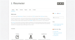 Desktop Screenshot of jriesmeier.com